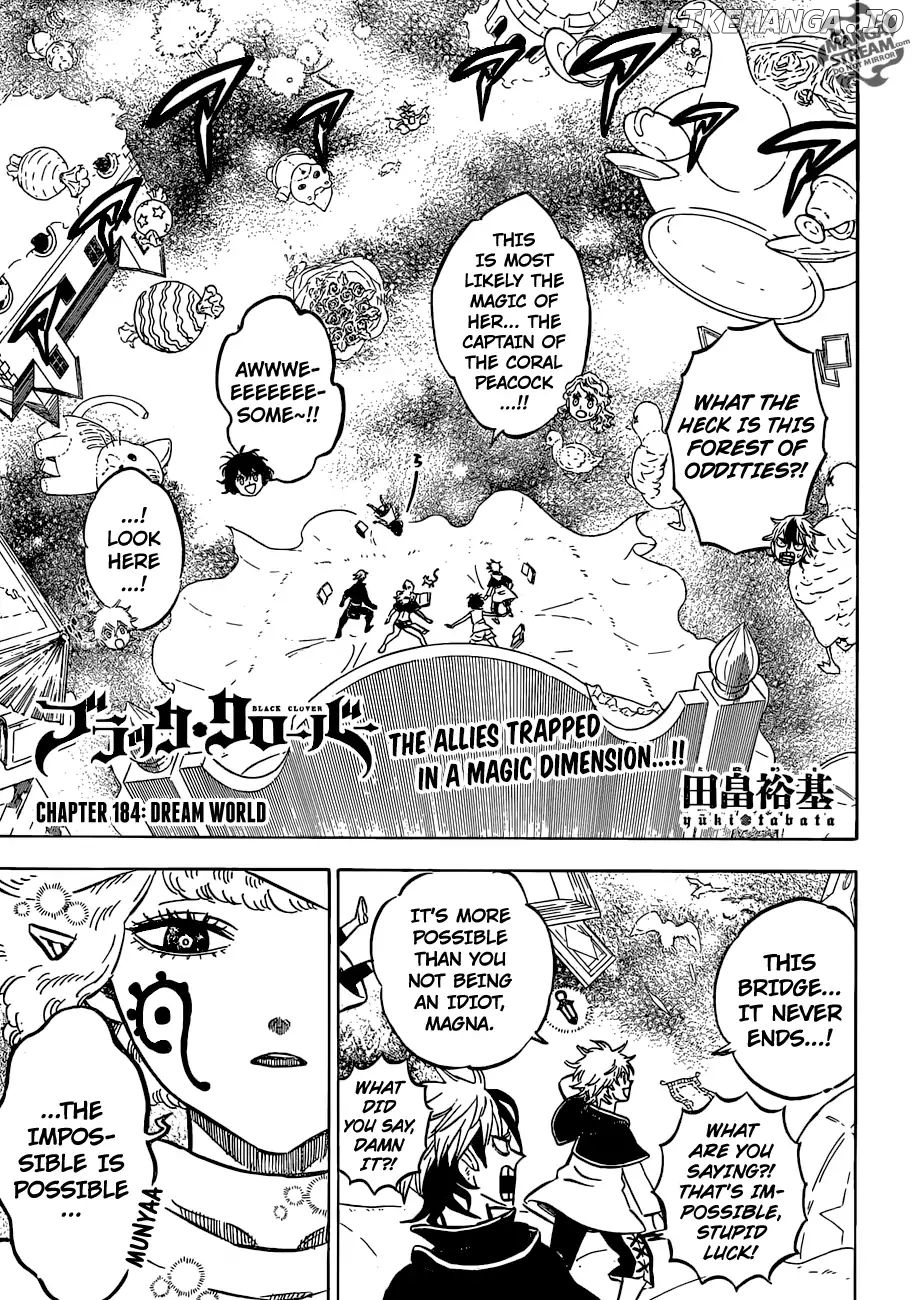 Black Clover chapter 184 image 01